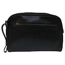 Burberrys Clutch Bag Leather Black Auth yk11126 - Autre Marque