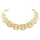 Cartier "Gentiane" necklace in yellow gold.