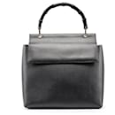 GUCCI Handbags Leather Anthracite Bamboo - Gucci