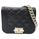 Chanel CC Caviar Boy Belt Bag  Leather Crossbody Bag in Excellent condition