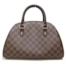 Louis Vuitton Damier Ebene Ribera MM  Canvas Handbag N41434 In sehr gutem Zustand