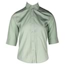 Gucci Mint  3/4 Sleeve Length Shirt