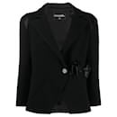 New Paris / London Runway Black Tweed Jacket - Chanel