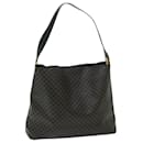 CELINE Macadam Canvas Shoulder Bag PVC Black Auth 67628 - Céline