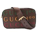 Bolsa de couro com logo - Gucci