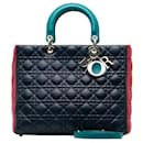Cannage moyen tricolore Lady Dior