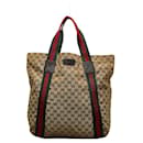 Web-Einkaufstasche aus GG-Canvas - Gucci