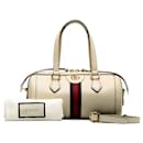 Leather Ophidia Boston Bag - Gucci