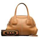 Leather D-Style Handbag - Tod's