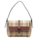 House Check Canvas & Leather Shoulder Bag - Burberry