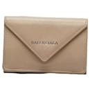 Leather Papier Wallet - Balenciaga