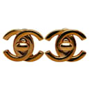 Pendientes de clip con logo CC - Chanel