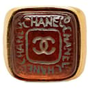 Chevalière avec logo CC gravé - Chanel