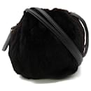 Fur Bucket Drawstring Bag - Chanel