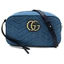 Gucci Marmont Denim Crossbody Bag