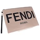 Logo Flat Pouch - Fendi