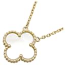 18k Gold Vintage Alhambra Anhänger Halskette - Van Cleef & Arpels