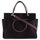 Gancini Leather Handbag - Salvatore Ferragamo