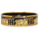 Bracelet cheval en émail doré GM - Hermès