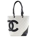 Cambon Quilted Leather Tote Bag - Chanel
