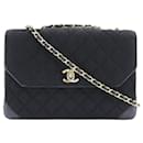 CC Quilted Jersey Flap Bag - Chanel