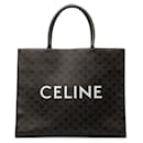 Bolsa tote horizontal com logo Triomphe - Céline