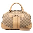 Sac Catherine Dome en toile et strass - Gucci
