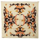 Floral Pattern Silk Scarf - Dior