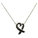 Silberne liebevolle Herz-Anhänger-Halskette - Tiffany & Co