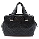Quilted CC Caviar Bowler Bag - Chanel