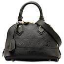 Bolso satchel Louis Vuitton Empreinte Neo Alma BB negro con monograma