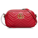 Red Gucci Small GG Marmont Crossbody