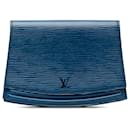 Blaue Louis Vuitton Epi Tilsitt Gürteltasche 