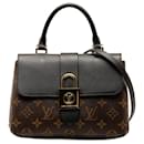 Bolso satchel Louis Vuitton Locky BB con monograma marrón