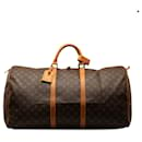 Brown Louis Vuitton Monogram Keepall 60 Travel bag
