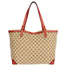 Gucci – Shopper-Tasche aus Canvas mit GG-Monogramm