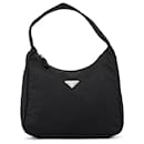 PRADA Shoulder bags Cloth Black Tessuto - Prada