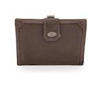 Vintage Brown Leather Bifold Wallet Coin Purse - Gucci