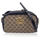 Quilted Monogram Small GG Marmont Zip Around Shoulder Bag - Gucci