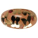 Louis Vuitton Brown Crystal Inclusion Resin Ring