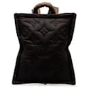 Louis Vuitton Sac à dos oreiller monogramme Econyl noir