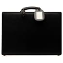 Gucci Black Leather Business Bag