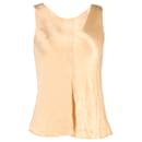 The Row Sleeveless Top in Gold Viscose - The row