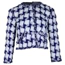 Chanel Patterned Cropped Jacket in Multicolor Polyamide