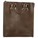 Sophie Hulme Albion Tote Bag in Brown Leather