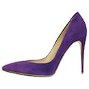 Escarpins en daim violet - taille EU 36.5 (UK 3.5) - Dolce & Gabbana