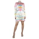Multicolour silk all-over printed shirt dress - size UK 8 - Casablanca
