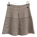 Chanel Resort 2015 Paper/Cotton/Silk Knit Flared Skirt