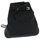 GUCCI GG Canvas Backpack Black Auth ac2829 - Gucci