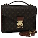Louis Vuitton Monogram Monceau 28 Hand Bag 2way M51185 LV Auth 68725